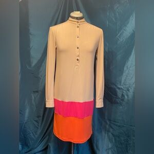 Colorblock Jersey shirt dress